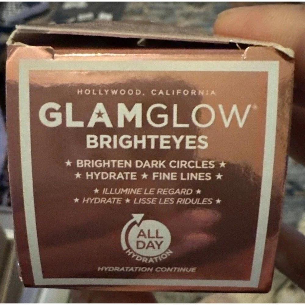 NIB Glamglow Brighteyes Illuminating Anti-Fatigue Eye Cream -0.5 Oz. / 15mL
